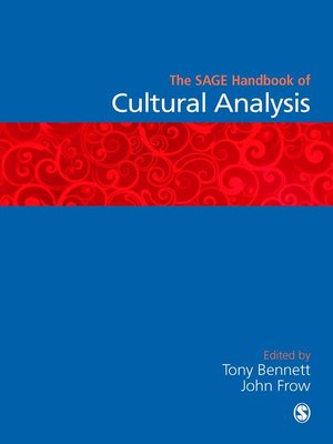 cover image of The SAGE Handbook of Cultural Analysis